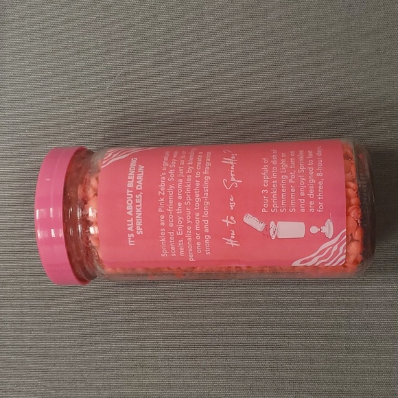 FIZZ THE SEASON -Pink Zebra 3.75 oz Jar of wax sprinkles - Picture 3 of 9